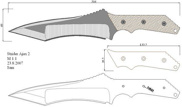 Нож из фанеры чертежи: Чертеж керамбита. | Ножи, Боевые ножи, Тактический нож