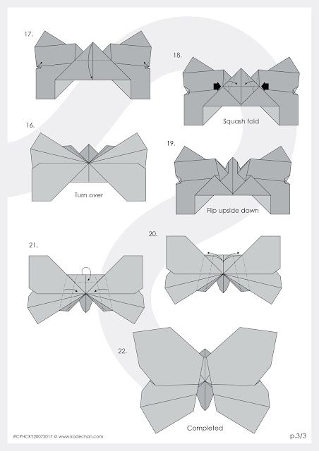 Оригами бабочка пошаговая инструкция: Оригами бабочка. Пошаговая инструкция, схема оригами бабочки с фото