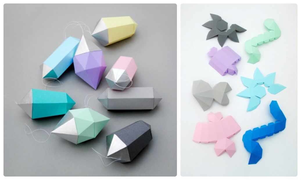 Кристаллы оригами: Кристалл из бумаги, Crystal made of paper - YouTube