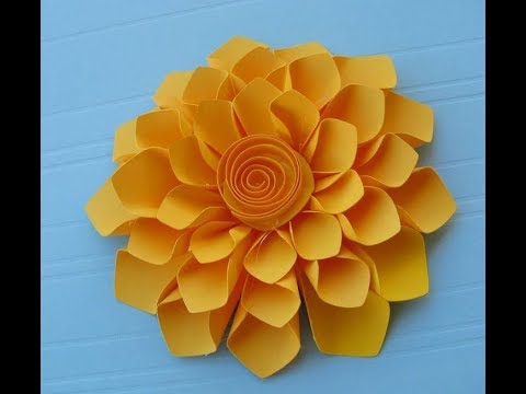 Цветы большие из бумаги видео: Цветы из бумаги. Большие цветы.DIY Giant Paper Flower