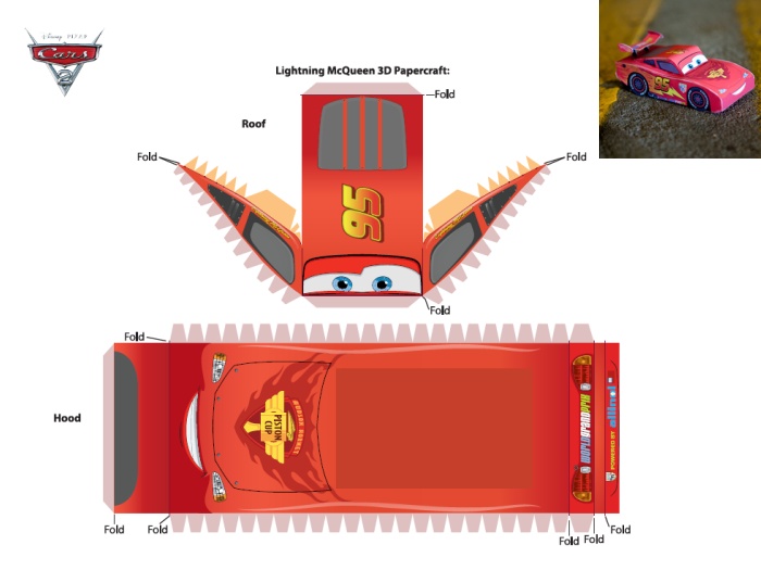 Как сделать из бумаги молнию маквина: Молния Маккуин / Lightning Mc Queen (Тачки 2 / Cars 2) из бумаги, модели сборные бумажные скачать бесплатно - Легковая машина - Гражданская техника - Каталог моделей