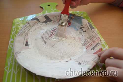 Попьемоше из бумаги как делать тарелку: Тарелка папье маше своими руками. Как сделать и разукрасить тарелку? Мастер класс с фото
