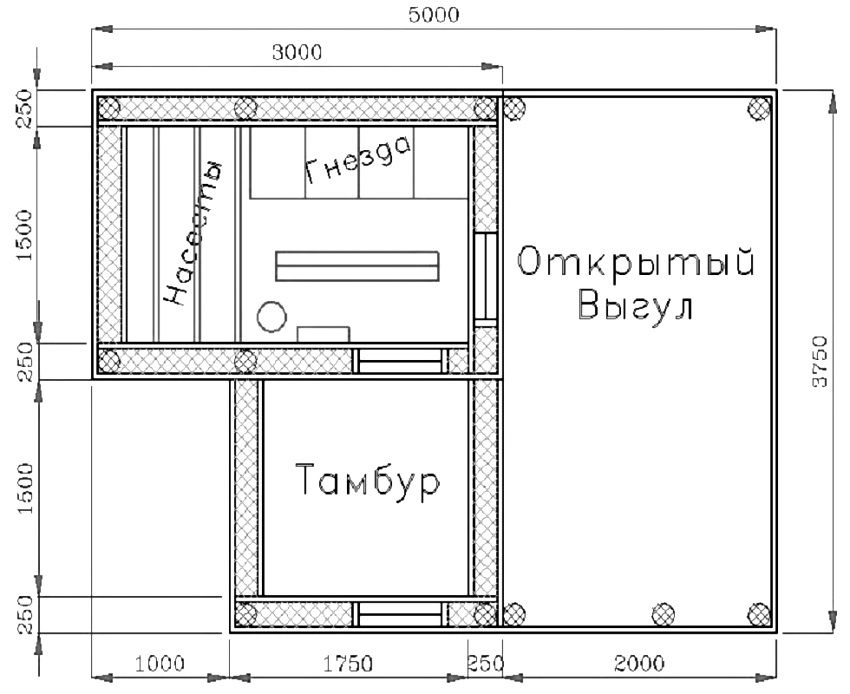 Как построить курятник своими руками на 50 кур: Курятники на 50 кур + фото