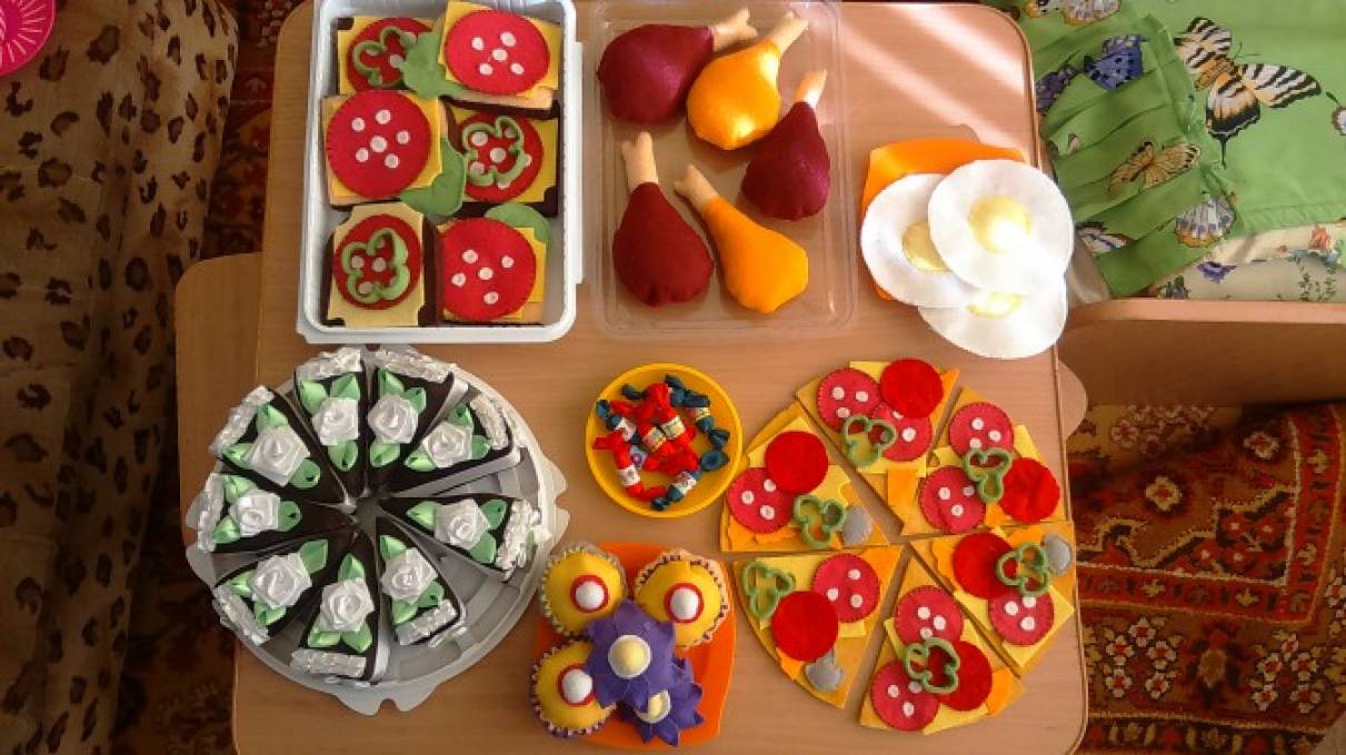 Игрушки продукты своими руками: Продукты питания для детского сада своими руками