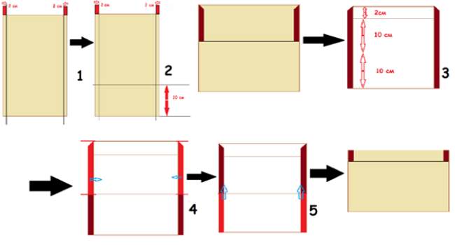 Как сделать из бумаги большой конверт: Как сделать большой конверт из бумаги без клея
