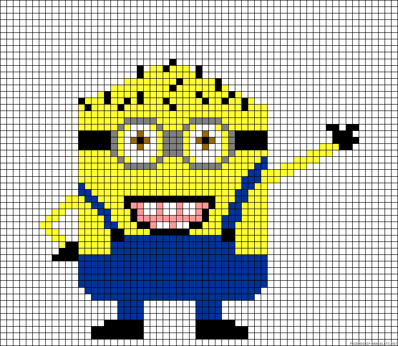 Рисовать миньона по клеточкам в тетради: Миньоны - рисунки по клеточкам