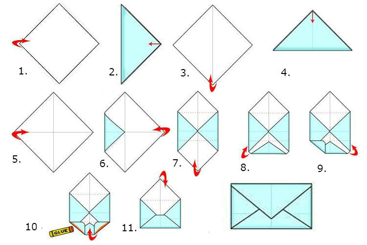 Как красиво сделать конверт: Как сделать конверт из бумаги? 48 идей бумажных конвертов своими руками