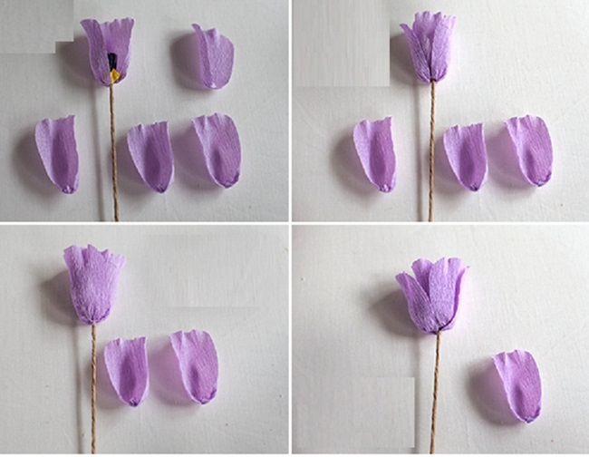 Цветы из гофрированной бумаги тюльпаны своими руками: Как сделать букет тюльпанов из гофрированной бумаги