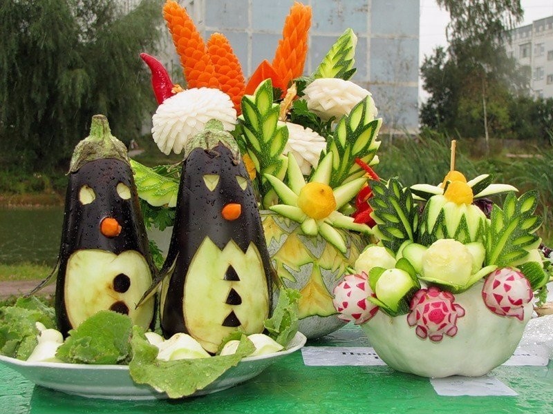 Поделки осенние в садик фото из овощей: Поделки из овощей и фруктов (160 фото)