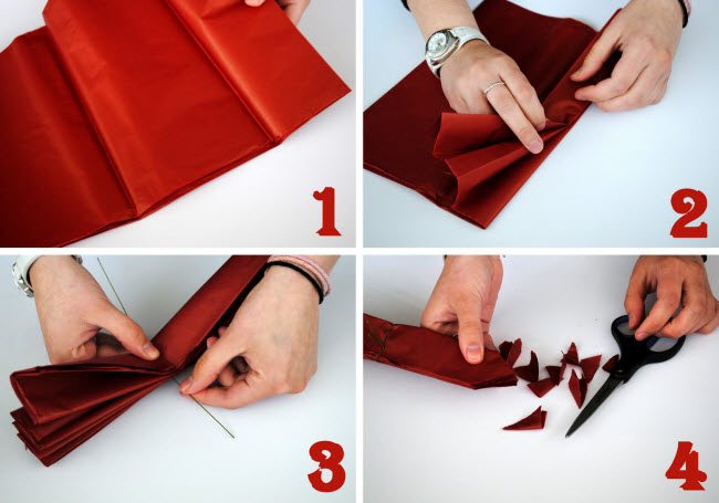 Фото как сделать помпоны из салфеток своими руками: как оформить интерьер своими руками