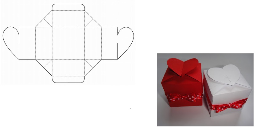 Коробка для конфет своими руками из картона: Коробочка для конфет своими руками. Шаблон