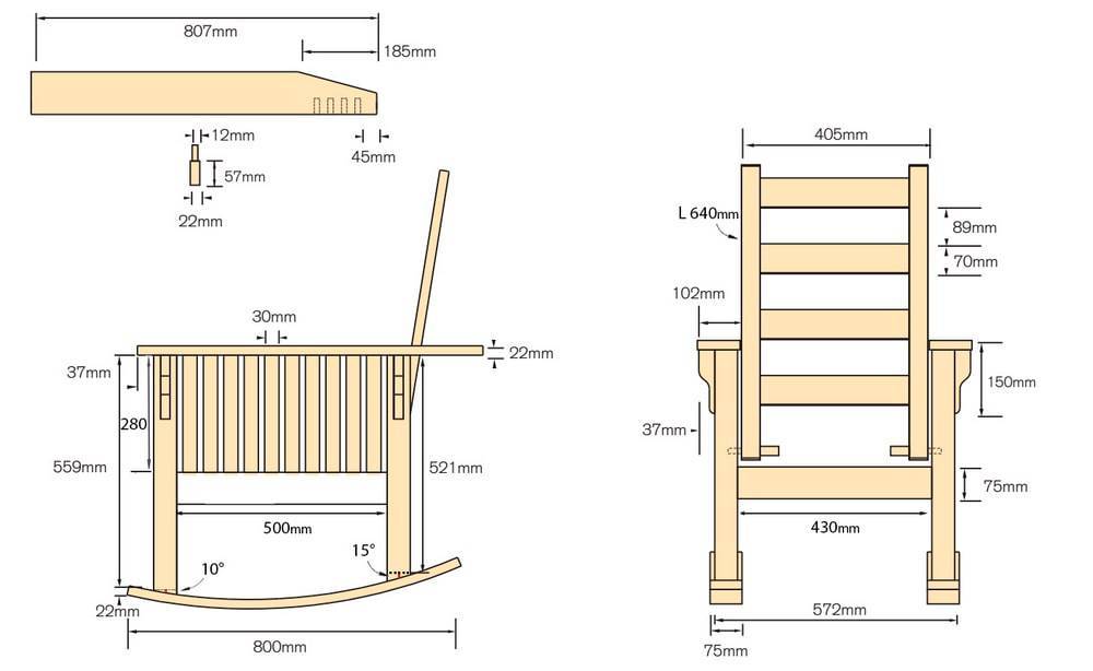 Как самому сделать кресло качалку в домашних условиях: Кресло качалка своими руками. Чертежи, 188 фото, размеры
