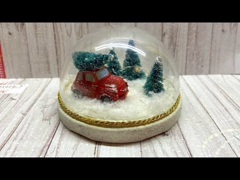 Снежный шар своими руками мастер класс: новогодний шар со снегом из банки