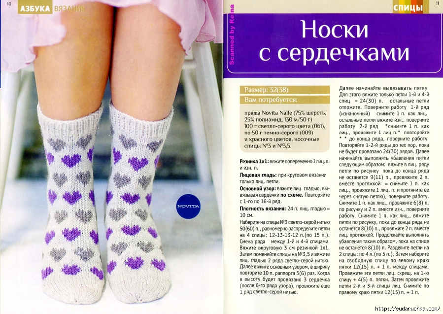 Носки жаккардовым узором спицами: Носки с жаккардовым узором спицами: идеи и схемы