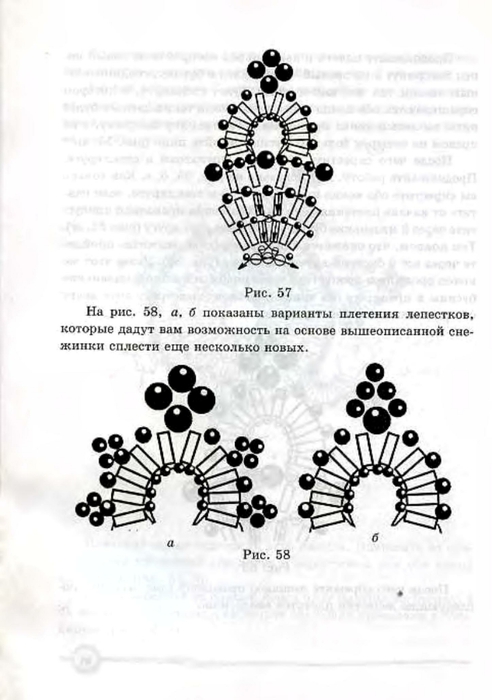 Снежинки из бисера схемы плетения для начинающих пошагово: мастер класс с пошаговым фото