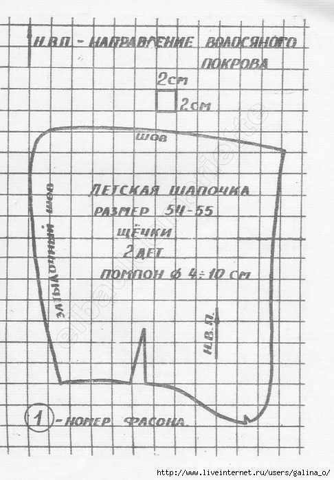 Выкройка шапки ушанки женской в натуральную величину: Выкройка шапки ушанки | WomaNew.ru