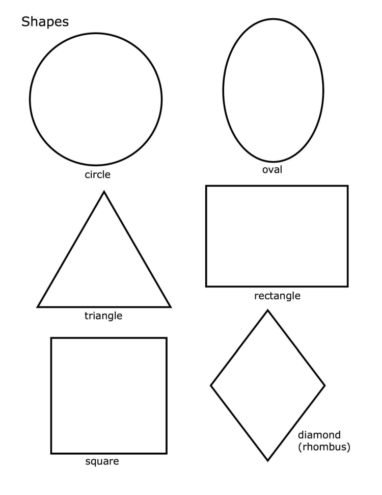 Шаблон для вырезания геометрических фигур: Шаблоны геометрических фигур