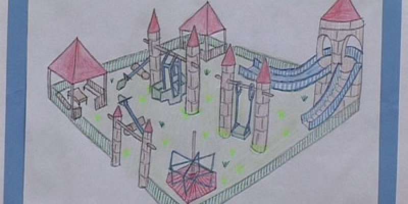Нарисовать детскую площадку карандашом: Как поэтапно карандашом нарисовать детскую площадку?