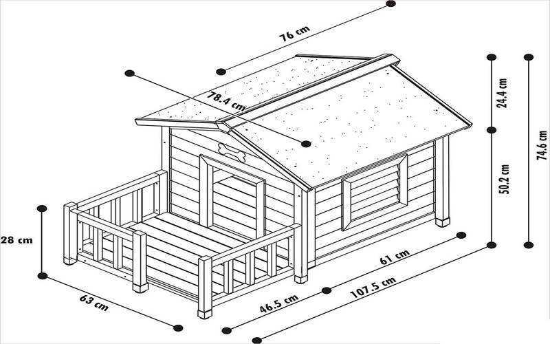 Как построить будку для собаки своими руками чертежи и фото: Будка для собаки своими руками: фото, чертежи и схемы