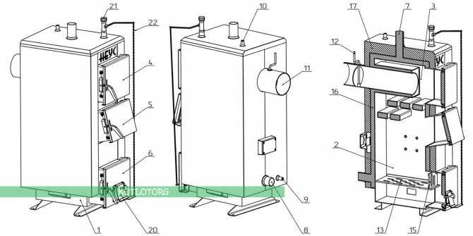 Твердотопливный котел своими руками чертежи: Чертежи котлов на твердом топливе своими руками