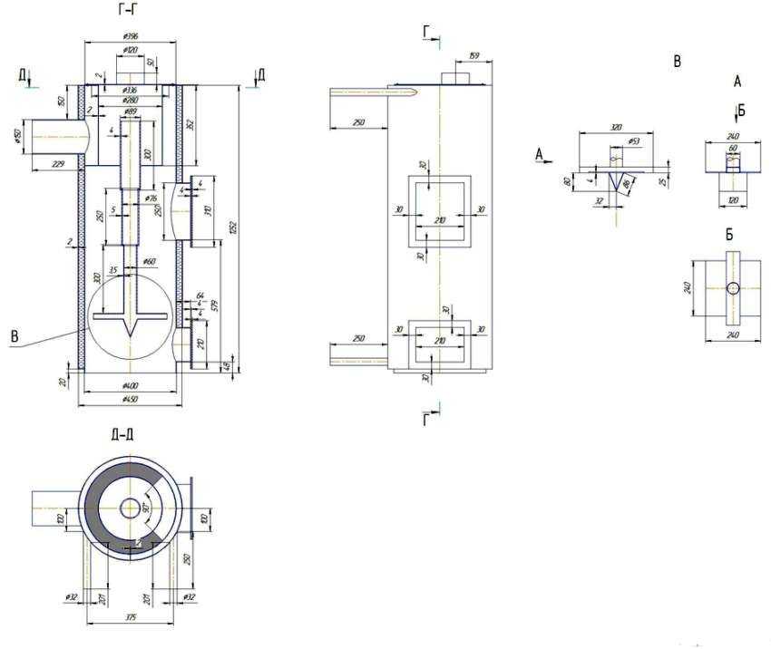 Твердотопливный котел своими руками чертежи: Чертежи котлов на твердом топливе своими руками
