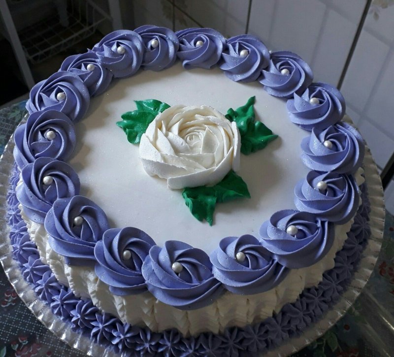 Украшения из крема для торта: Украшение тортов кремом с фото