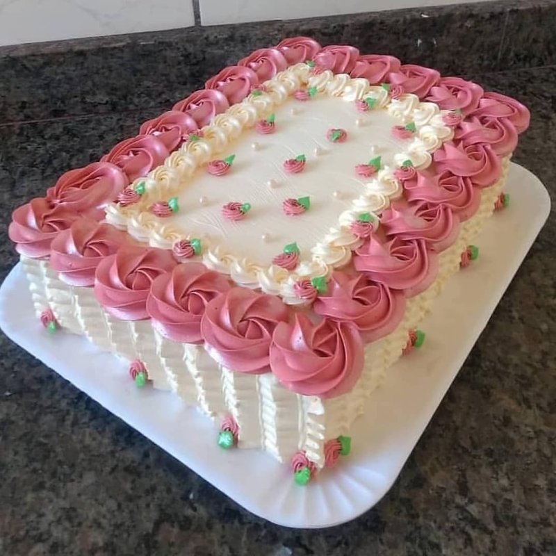 Как украсить квадратный торт кремом: Украшение квадратного торта кремом - 65 фото