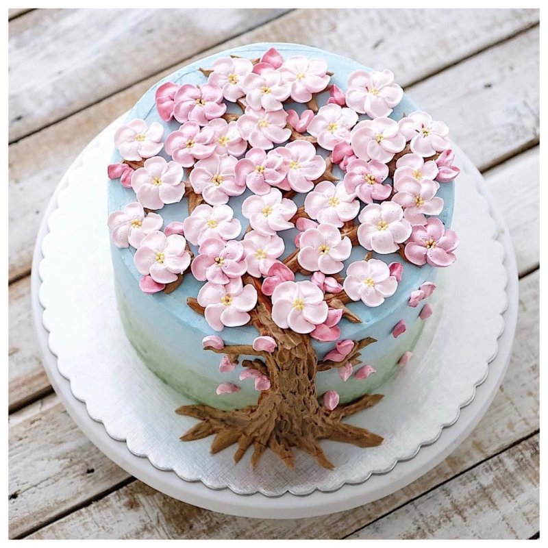 Торт цветок фото: Торт с цветами (52 фото)