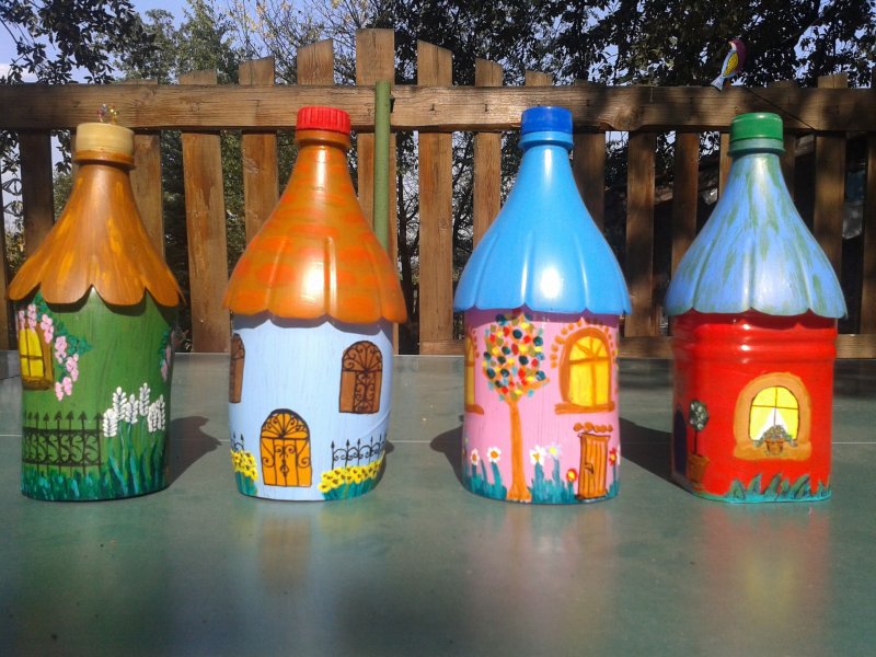 Поделки из пластиковых бутылок своими руками для детского сада фото: Поделки из Пластиковых Бутылок: Мастер-классы + 120 ФОТО