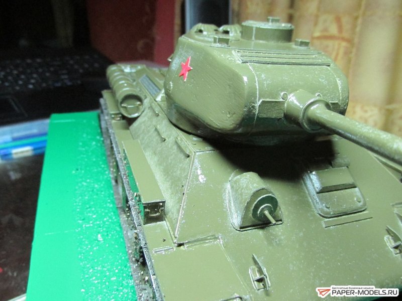Как сделать танк из бумаги т 34 85: 🛠 Модель Т-34-85 своими руками из бумаги 👈