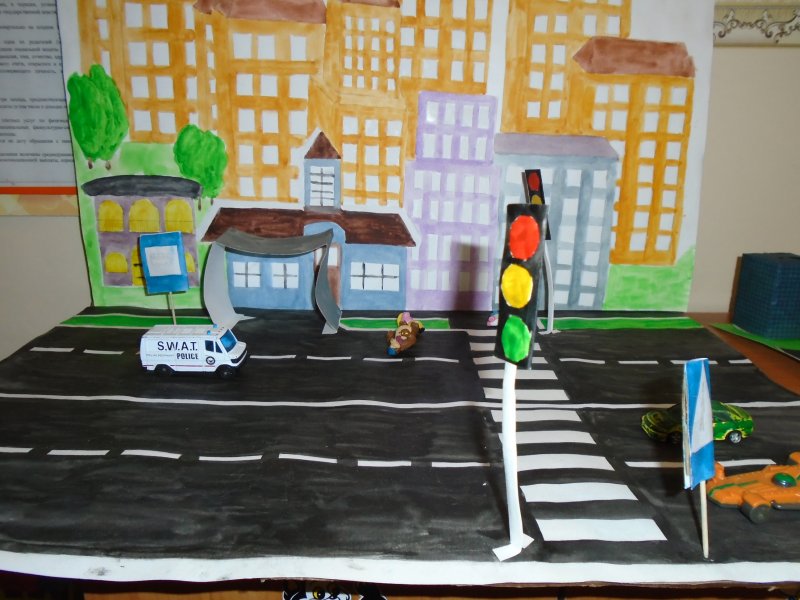 Поделки на тему дорога глазами детей: Безопасная дорога глазами детей поделки в школу. Поделки правила дорожного движения из пластилина