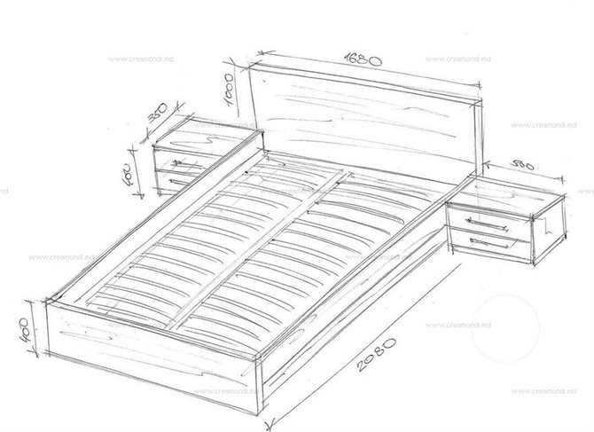 Кровать двуспальная своими руками чертежи и схемы: Двуспальная кровать своими руками, чертежи и схемы, рекомендации от специалистов