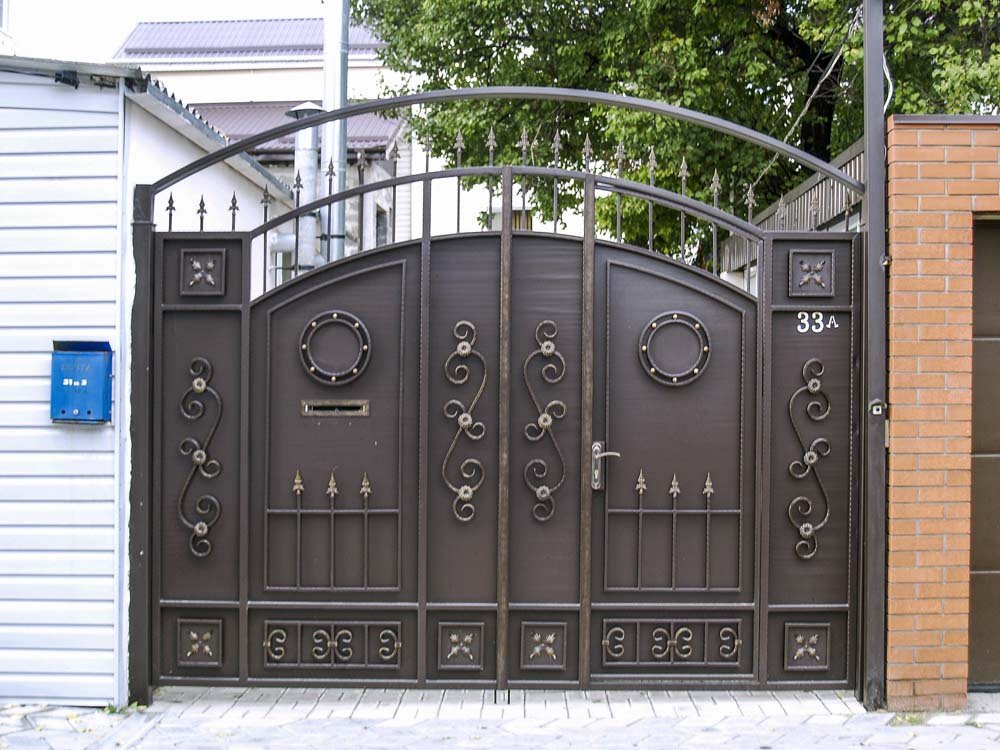 Вороты для дома: Ворота для частного дома. Цены под ключ с установкой в Москве и Московской области