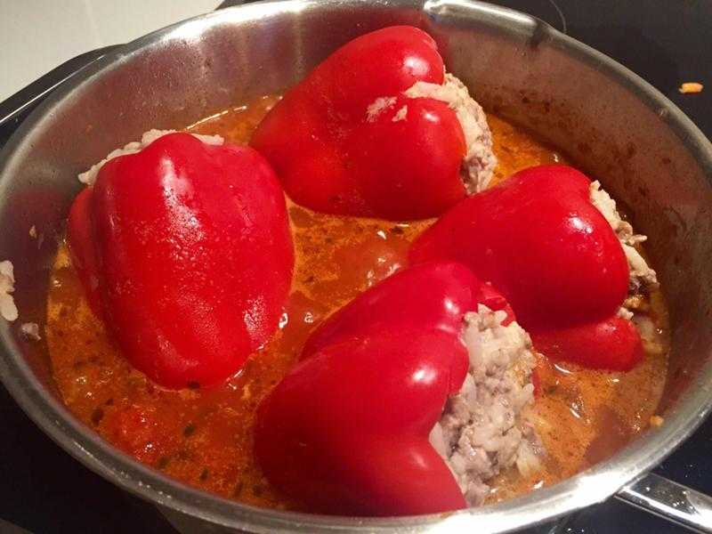 Перец фаршированный мясом и рисом классический рецепт с фото: Перец фаршированный мясом и рисом классический рецепт с фото пошагово