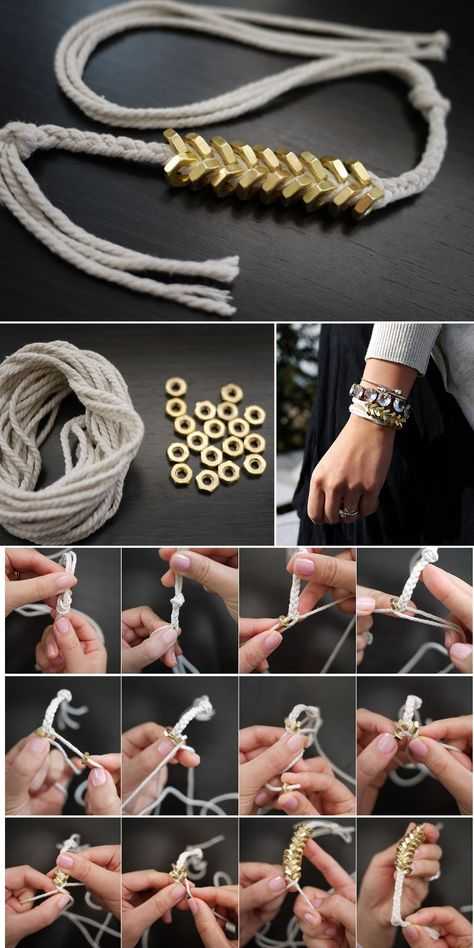 Как сделать браслет в домашних условиях своими руками: делаем браслеты из бисера и других подручных материалов