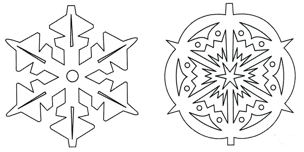 На окна снежинки: простые и красивые шаблоны (схемы) для вырезания