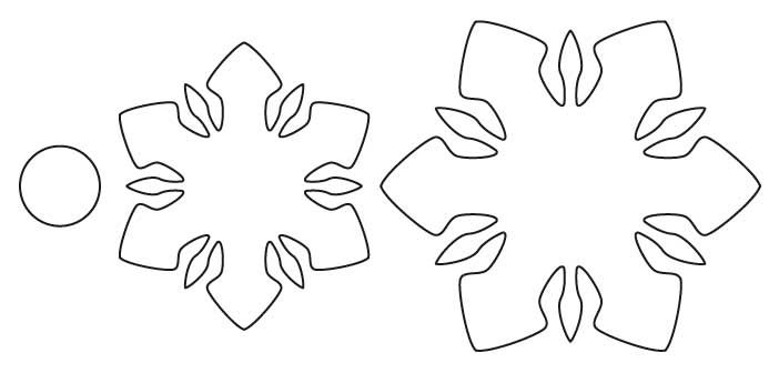 Шаблон снежинка из фетра: Снежинки из фетра своими руками шаблоны для вырезания и выкройки со схемами