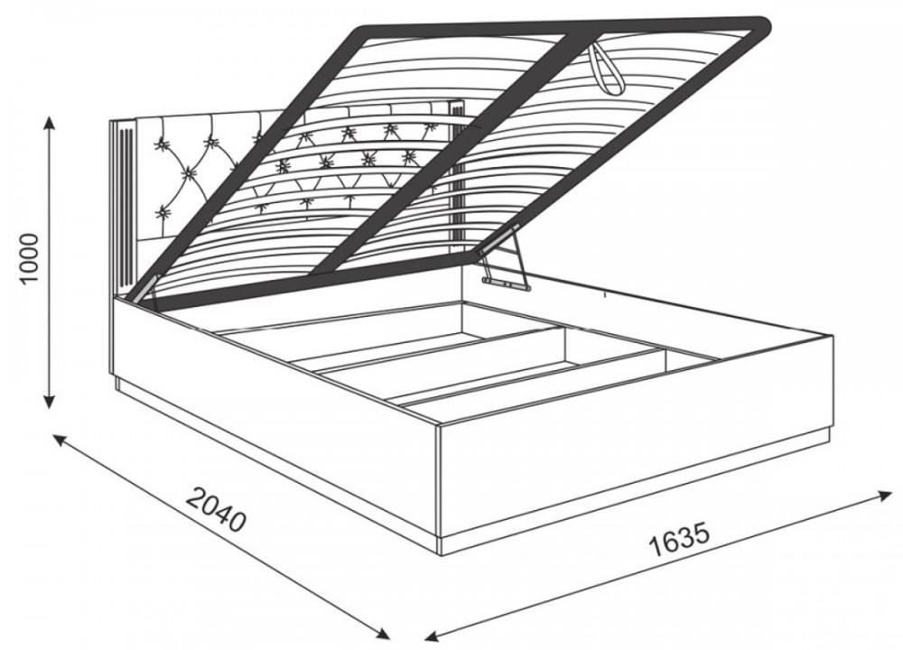 Кровать двуспальная своими руками с подъемным механизмом: Кровать с подъемным механизмом своими руками: чертежи и размеры 160х200