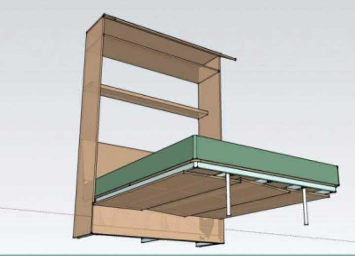 Подъемная кровать своими руками: Шкаф кровать своими руками