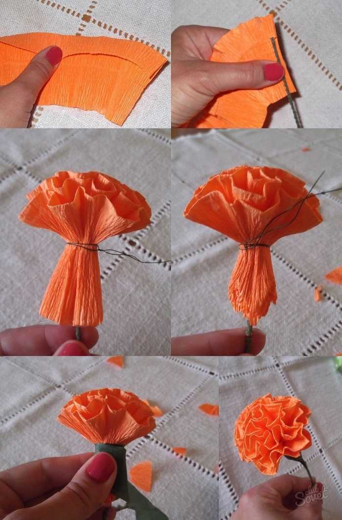 Как сделать цветок из креповой бумаги: Цветы из крепированной бумаги. Своими руками. Пошаговые инструкции + 200 фото