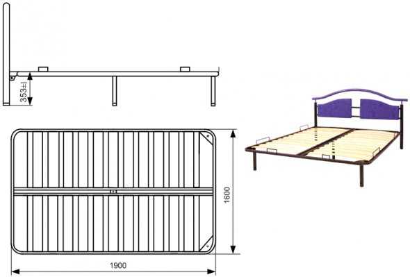 Как сделать металлическую кровать своими руками чертежи: Металлическая кровать своими руками: чертеж, пошаговая технология