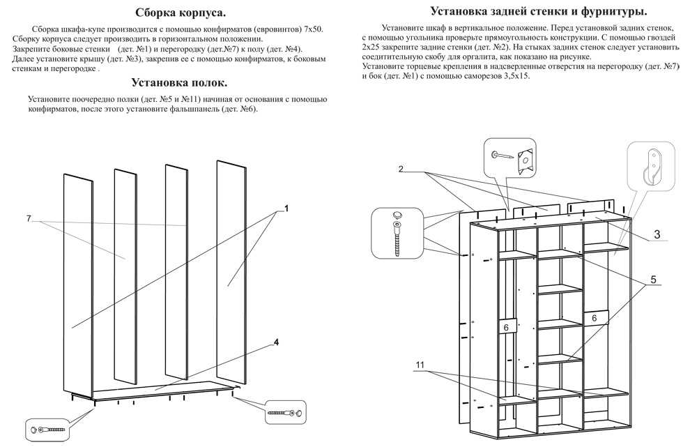 Как сделать двери для шкафа купе: конструкции, пошаговая инструкция по сборе, монтажу + видео