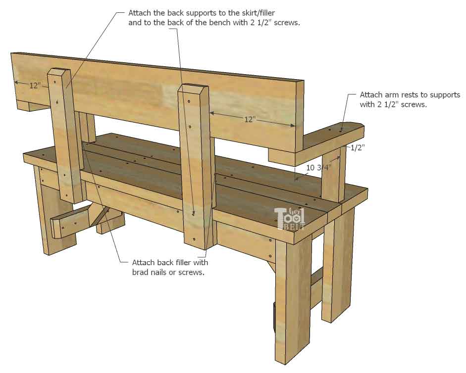 Простая скамейка своими руками из дерева: Как сделать скамейку из дерева: 800 фото и чертежей