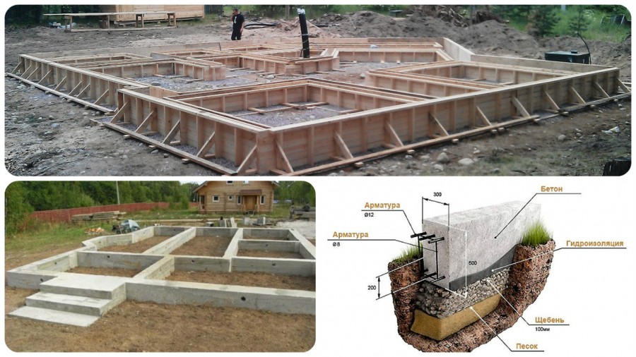 Строить фундамент: Как залить фундамент под дом – советы, схемы и способы экономии