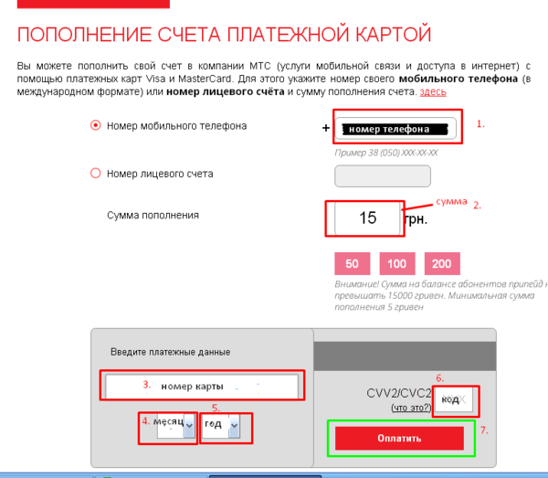 Как с карты пополнить счет на телефоне: Как пополнить баланс телефона с карты Сбербанка