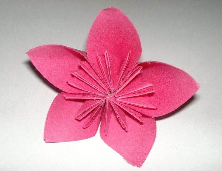 Как сделать цветок из бумаги плоский самый простой: Цветы из бумаги своими руками - больше 70 вариантов