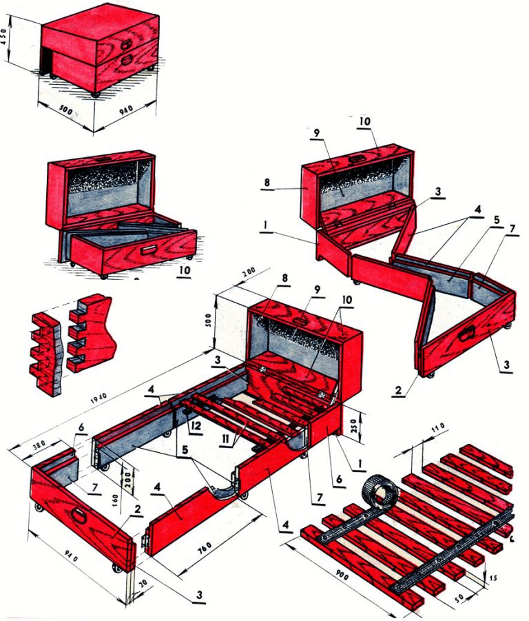 Как сделать диван кровать своими руками: Диван кровать своими руками 500 фото, пошаговые инструкции