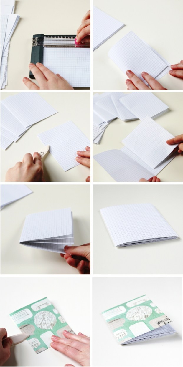 Как сделать тетрадку своими руками из бумаги: 3 способа сделать тетрадь своими руками / Бери и делай