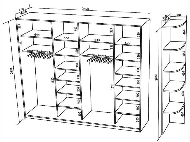 Как своими руками сделать шкаф купе видео: фото, видео, схемы и чертежи