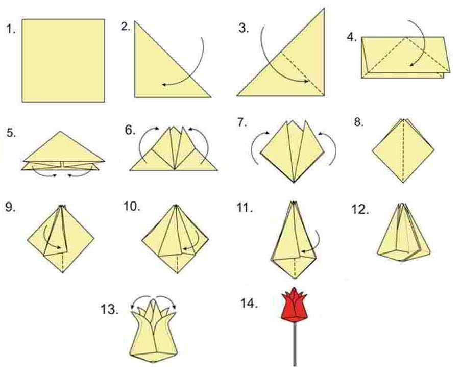 Цветок оригами из бумаги своими руками пошаговое фото: Красивый цветок оригами | МОРЕ творческих идей для детей